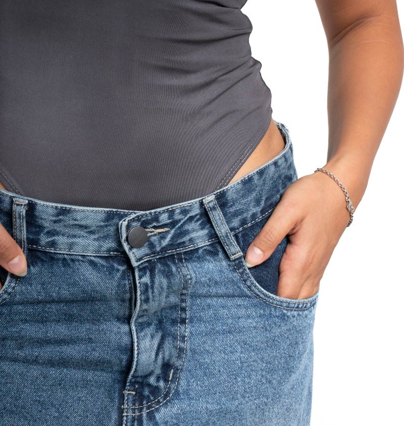 Beyond Women's Dark grey Boat neck short sleeve bodysuit - Image 2